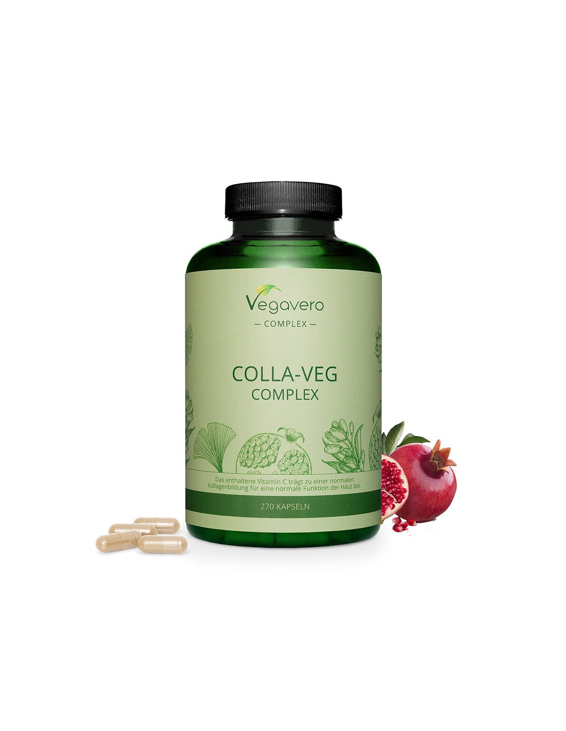 Colla-Veg Complex/Vegan Collagen Complex – Veganer Kollagenkomplex, 270 Kapseln