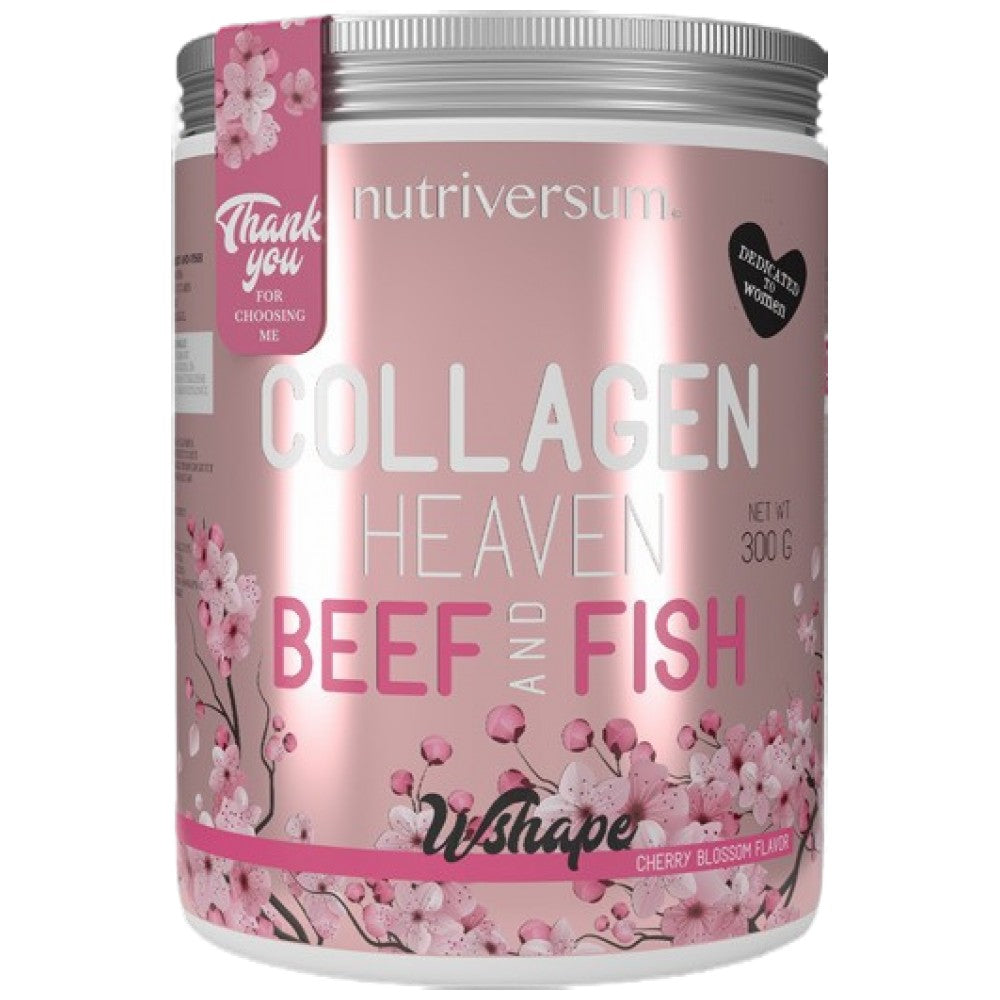 Kollagen-Himmel | Hydrolysiertes Rindfleisch und Fisch – 300 Gramm