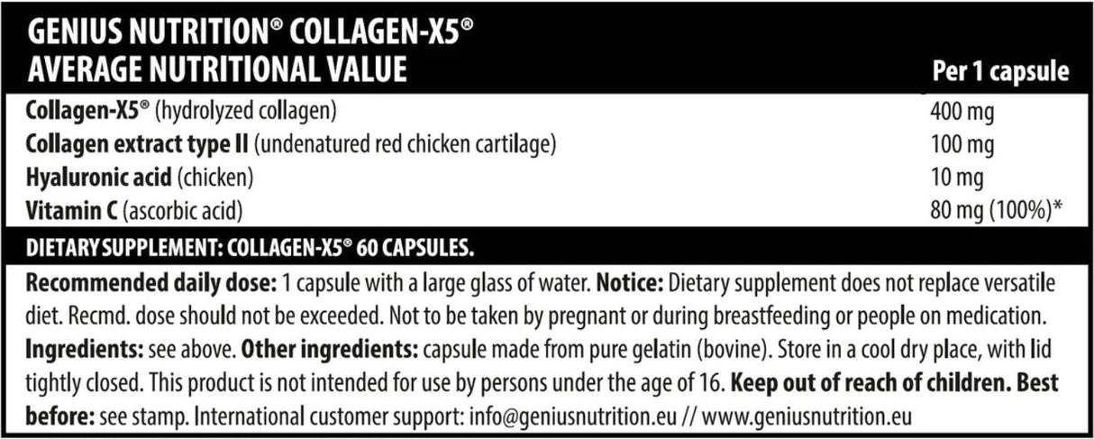 Kollagen X-5 – 60 Kapseln