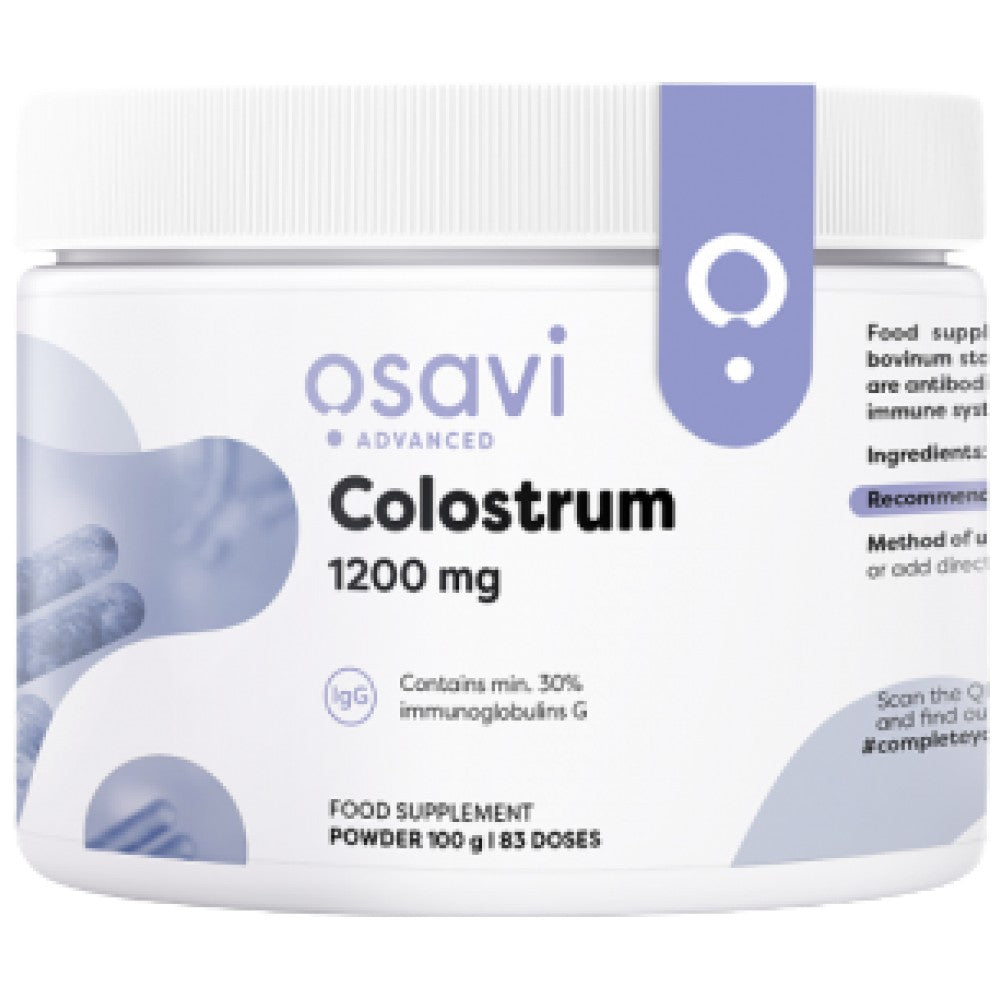 Kolostrumpulver 1200 mg – 100 Gramm