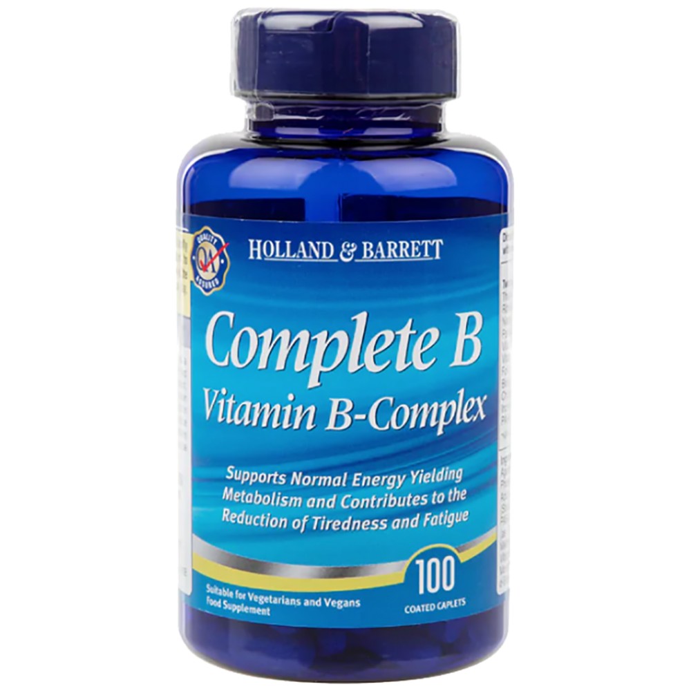 Kompletter B-/Vitamin-B-Komplex – 100 Kapseln