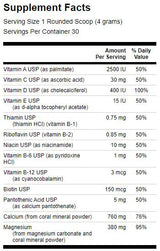 Korallenkalziumkomplex mit Vitaminen 120 Gramm