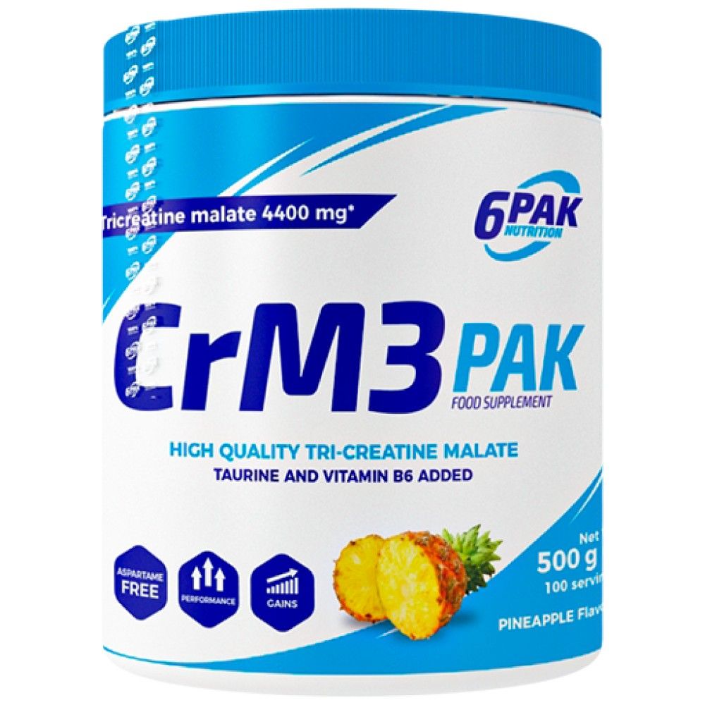 CrM3 PAK (Tri-Kreatin-Malat + Taurin) – 500 Gramm