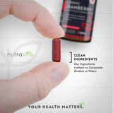 Cranberry – Rote Cranberry 12500 mg 180 vegane Kapseln