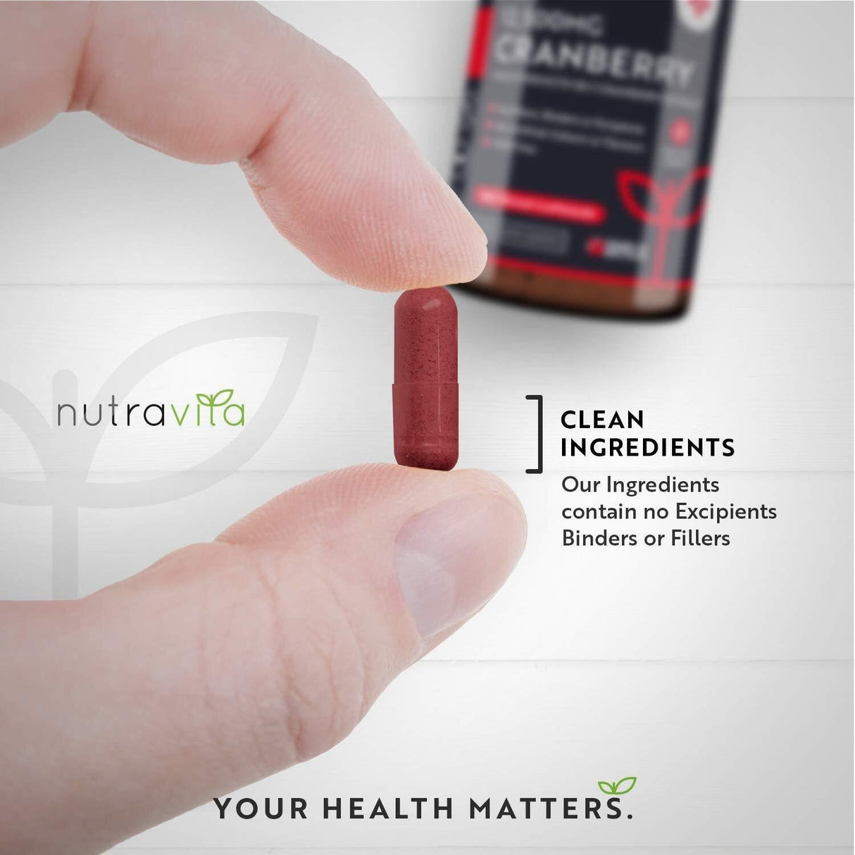 Cranberry – Rote Cranberry 12500 mg 180 vegane Kapseln