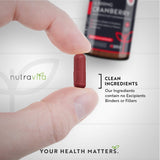 Cranberry – Rote Cranberry 12500 mg 180 vegane Kapseln
