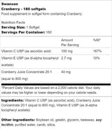 Cranberry 20:1 Konzentrat 180 Gelkapseln