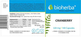 Cranberry 320 mg – 100 Kapseln