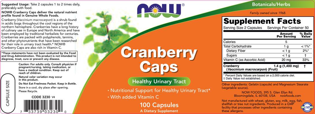 Cranberry-Konzentrat – 100 Kapseln
