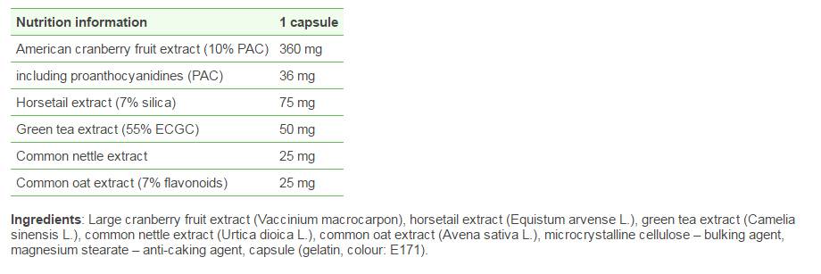 Cranberry Uro Complex – 15 Kapseln