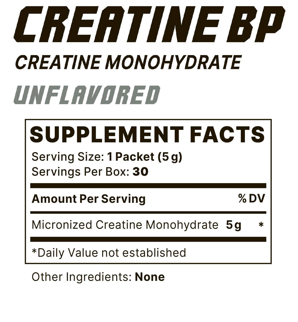 Kreatin-BP-Beutel | Creapure® – 30 x 5 Gramm