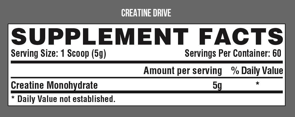 Creatine Drive – 300 Gramm