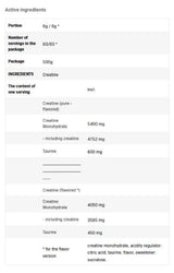 Mit Kreatin aromatisiert – 0,500 kg