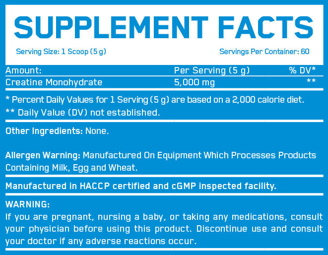 Kreatin-Monohydrat – 0,300 kg