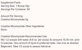 Kreatin-Monohydrat – 300 Gramm