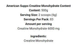 Kreatin-Monohydrat – 500 Gramm