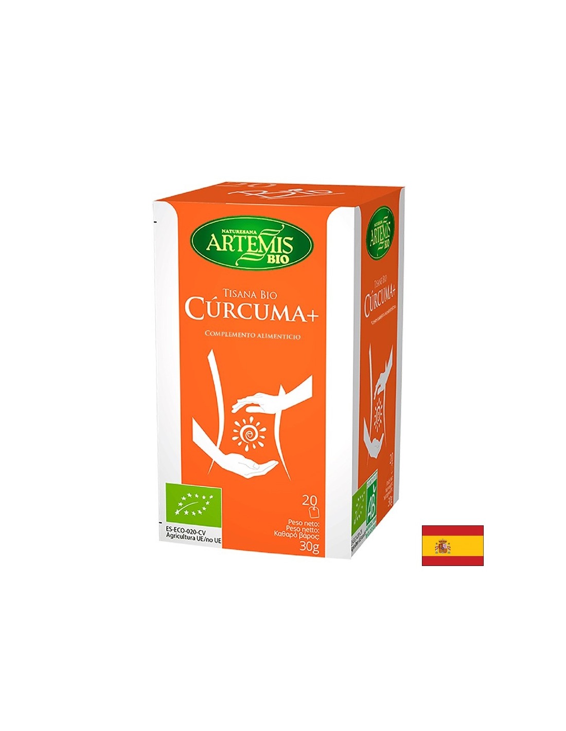 Curcuma+, BIO/ Kurkuma + Ingwer, Lakritze und schwarzer Pfeffer, 20 Filterbeutel