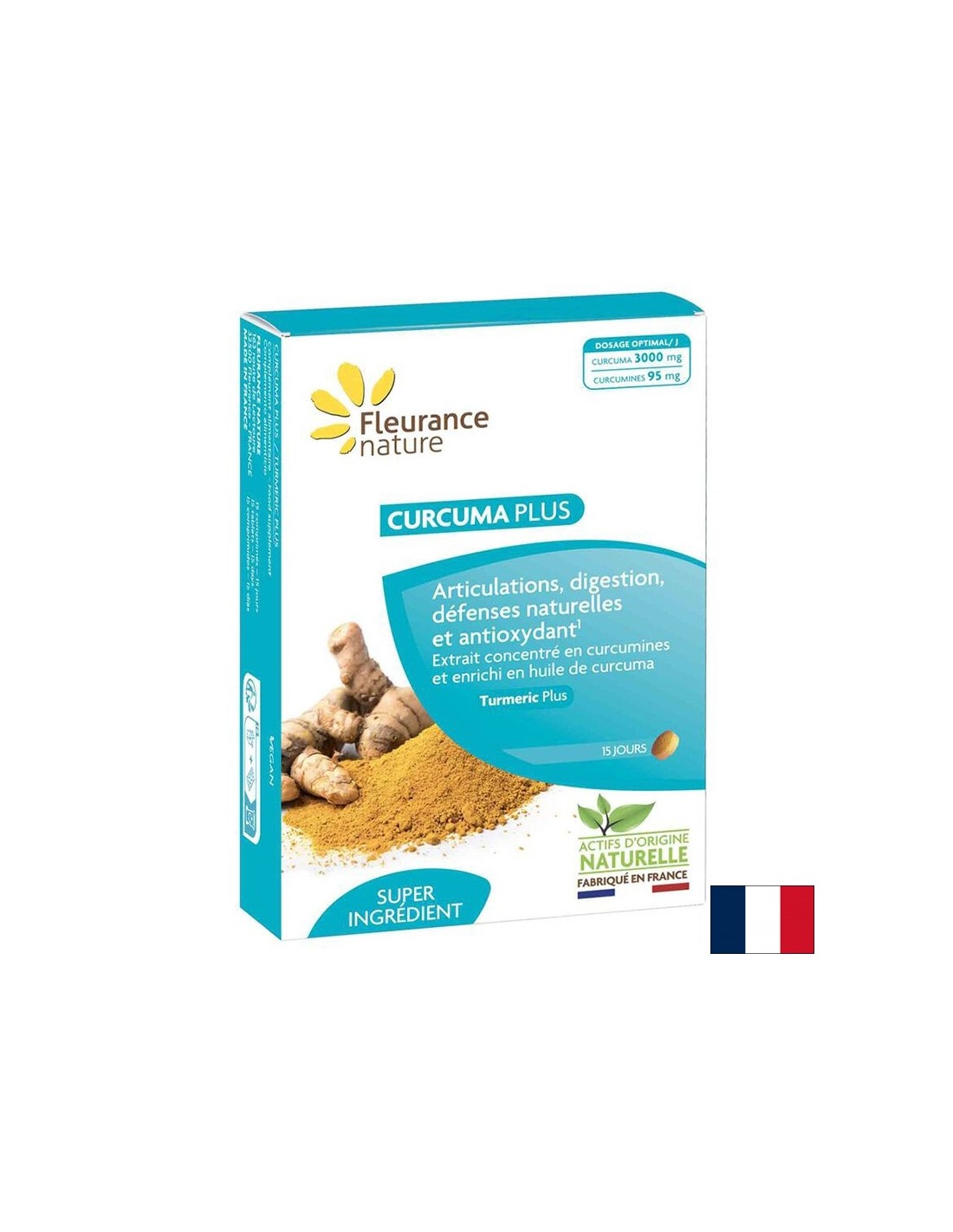 Bei Entzündungen und Schmerzen – Kurkuma – Curcuma Plus, 100 mg x 15 Tabletten