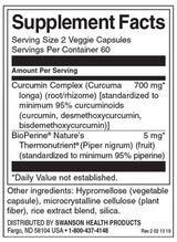 Curcumin-Komplex mit BioPerine 350 mg – 120 Kapseln