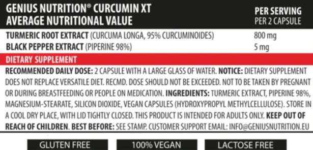 Curcumin XT – 90 Kapseln