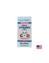 Vitamine C + D – Formel für Kinder Kids Vitamine C+D, 90 Sublingualtabletten