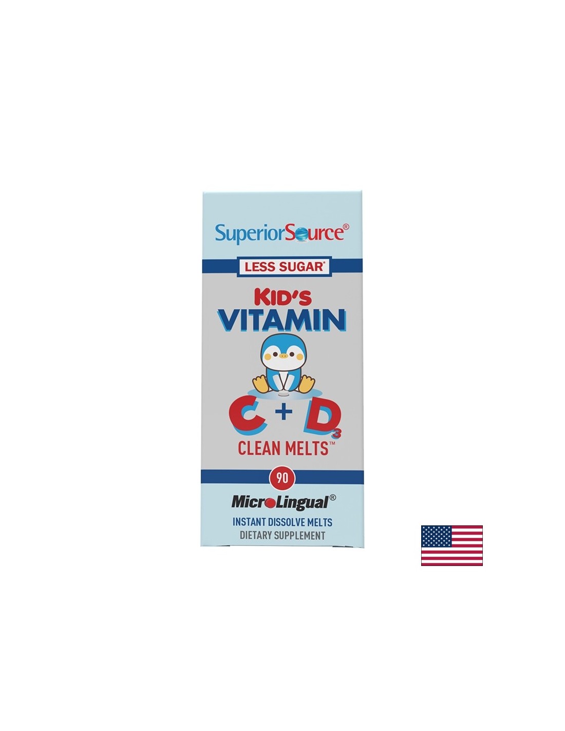 Vitamine C + D – Formel für Kinder Kids Vitamine C+D, 90 Sublingualtabletten