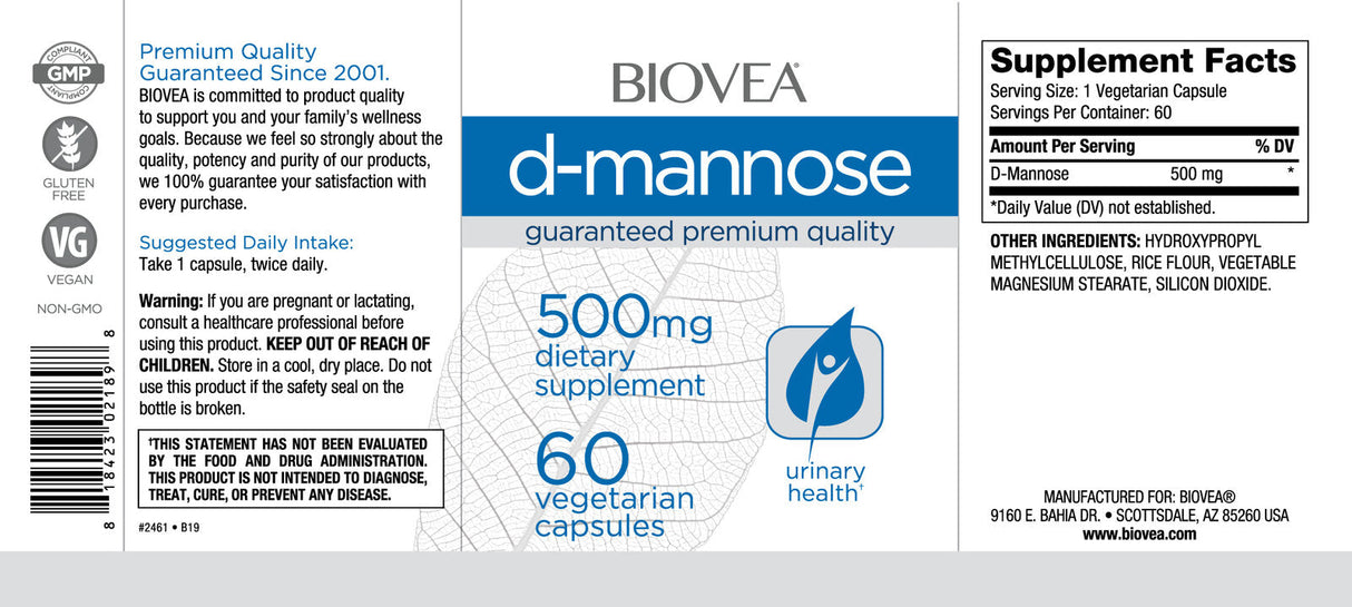 D-Mannose 500 mg/60 Kapseln