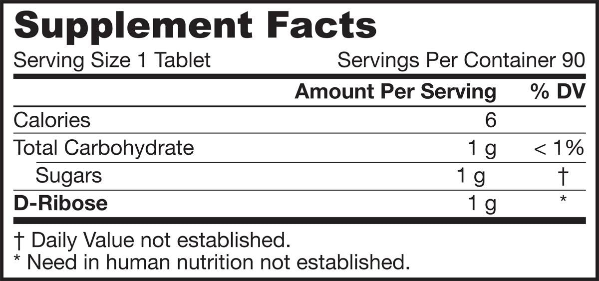D-Ribose 90 Kautabletten