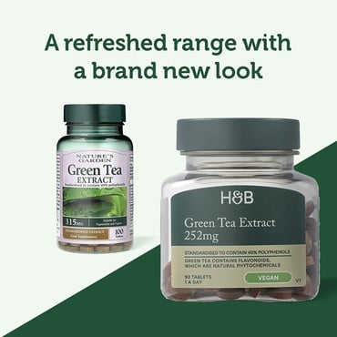 Grüntee-Extrakt 315 mg 100 Tabletten HOLLAND & BARRETT