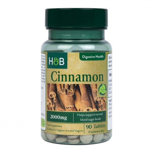 Zimt 500 mg 90 Tabletten HOLLAND & BARRETT