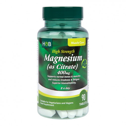 Hochwirksames Magnesiumcitrat 400 mg – 90 Tabletten
