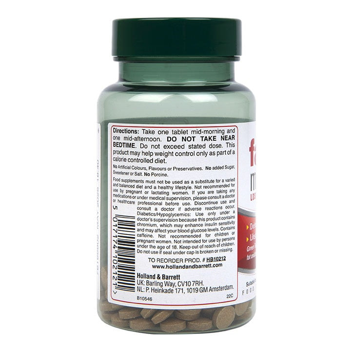 Fettstoffwechselformel (Fettstoffwechsel) 120 Tabletten HOLLAND & BARRETT