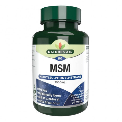 Methylsulfonylmethan MSM (Methylsulfonylmethan MSM) 1000 mg 90 Tabletten NaturesAid