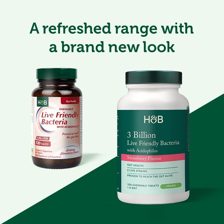 Probiotikum mit Acidophilus (kaubare Acidophilus-Erdbeere 3 Milliarden) 3 Milliarden. 120 Kautabletten HOLLAND & BARRETT