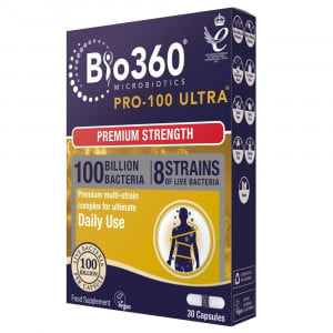 Probiotic Pro-100 ULTRA (100 Milliarden Bakterien) 100 Milliarden. 30 NaturesAid Kapseln