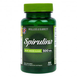 Spirulina (Spirulina) 500 mg 60 Tabletten HOLLAND & BARRETT