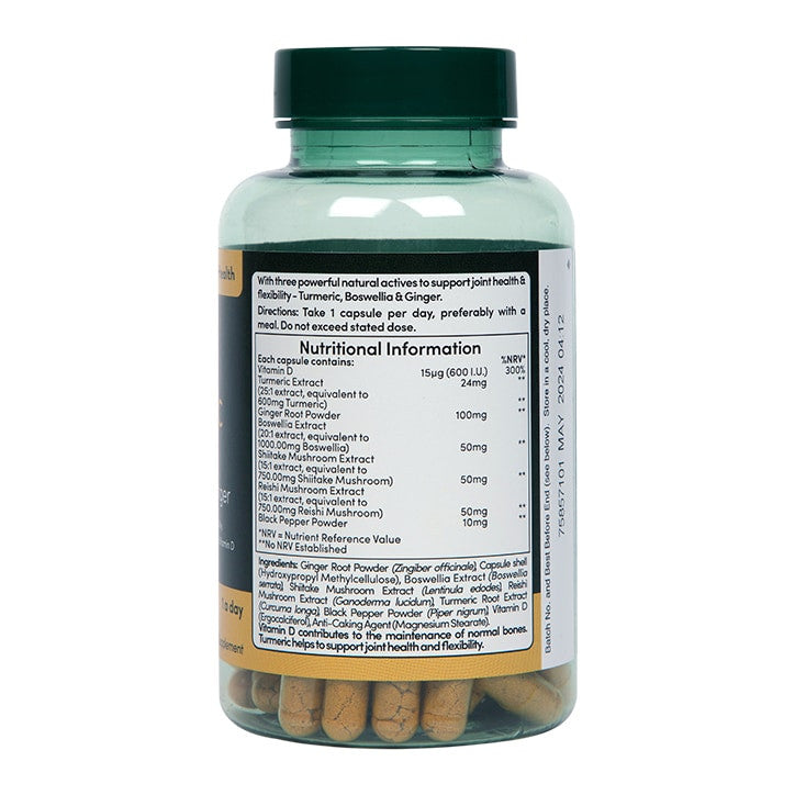 Hochwirksames Kurkuma | Plus Boswellia & Ingwer – 90 Kapseln