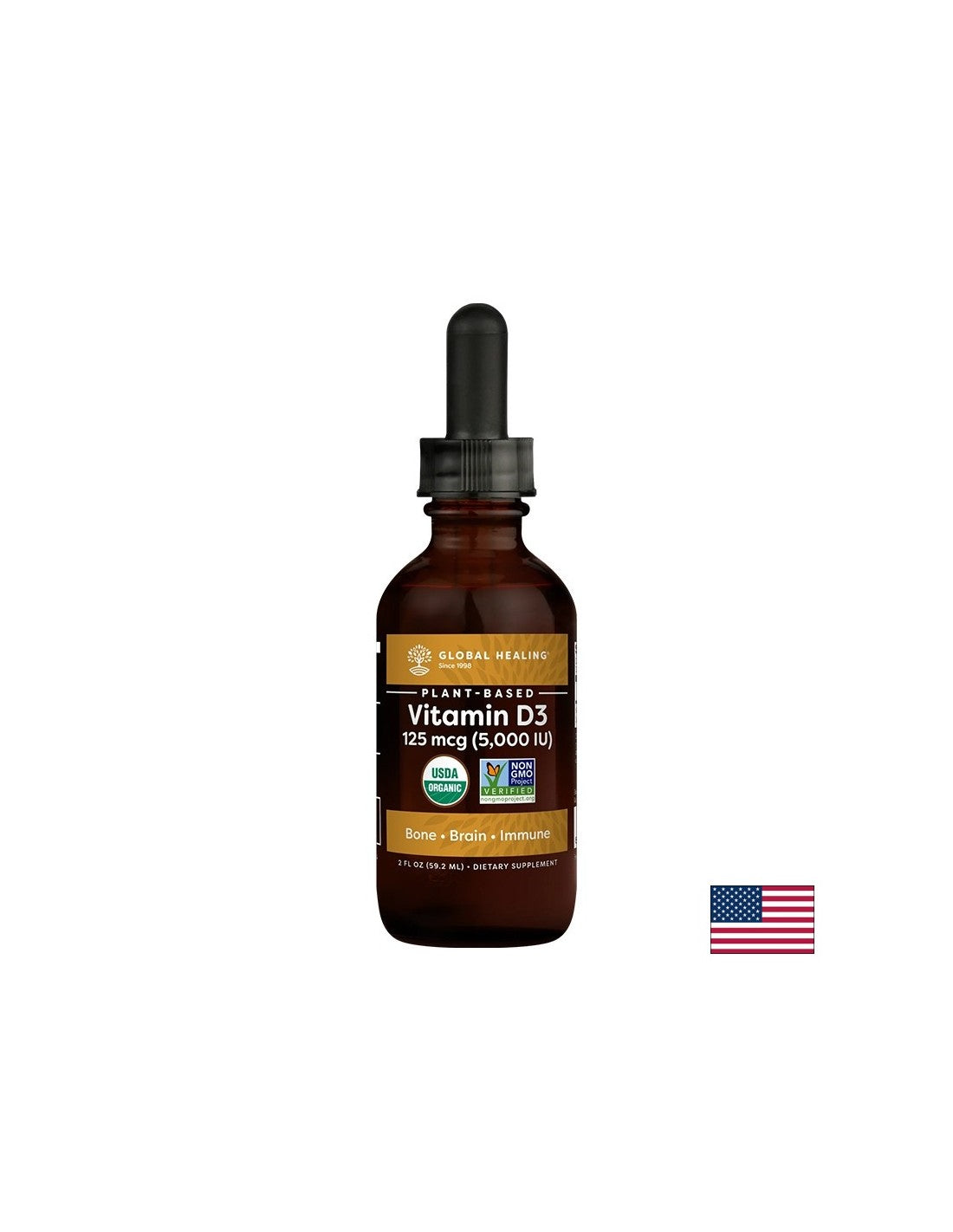 Knochen und Zähne – Vitamin D3, 125 µg 5000 IE x 59,2 ml Tropfen