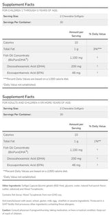 DHA 100 mg Kautabletten für Kinder – 60 Kautabletten