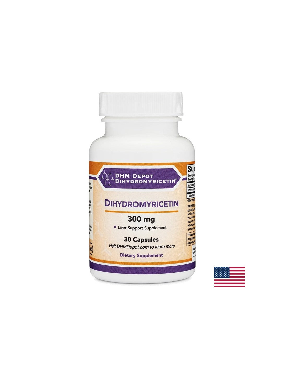 Antioxidans - Chinesische Weinrebe (Dihydromyricetin), 300 mg x 30 Kapseln <tc>Double Wood</tc>
