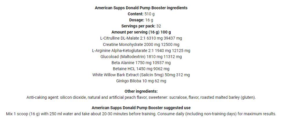Donald Pump | Machen Sie Ihre Pumpe wieder großartig – 510 Gramm