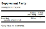 Dong Quai Wurzel 530 mg – 100 Kapseln