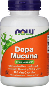 Dopa Mucuna [180 Kapseln, 90 Portionen]