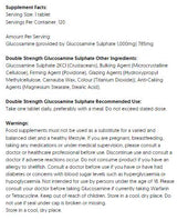 Doppelt starkes Glucosaminsulfat 1000 mg – 120 Tabletten