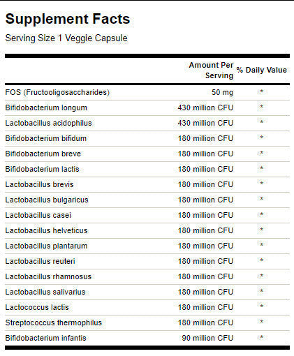Dr. Stephen Langers ultimatives 16-Stamm-Probiotikum mit FOS – 60 Kapseln