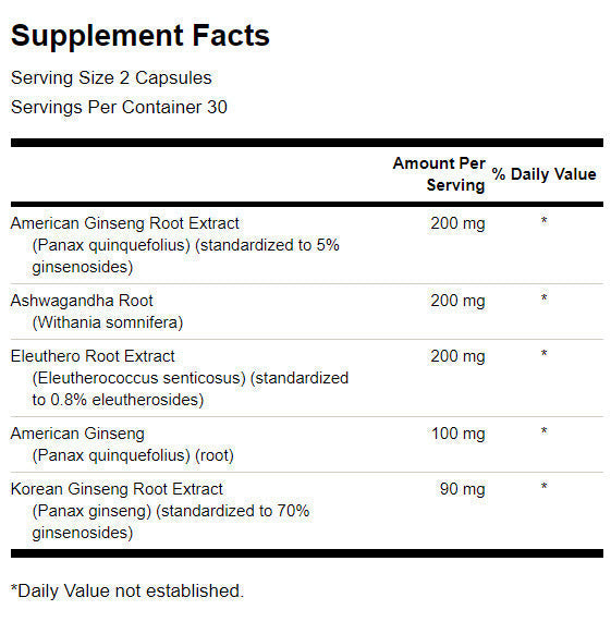 Dual Ginseng Plus 395 mg – 60 Kapseln