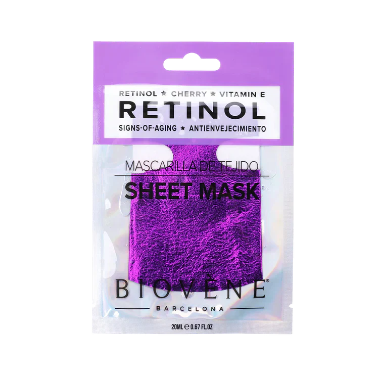 Retinol-Maske mit Kirschen und Vitamin E zur Reduzierung von Alterserscheinungen, 1 Paar
