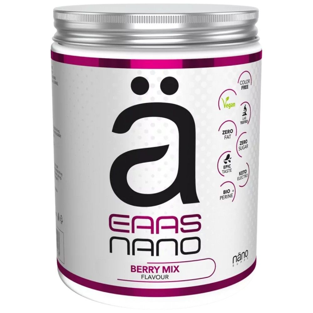 EAA Nano | mit Elektrolyten und Bioperin – 420 Gramm