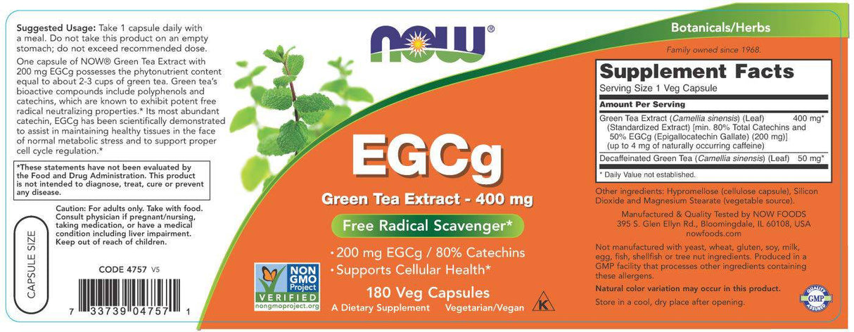 EGCG/Grüntee-Extrakt 400 mg – 90 Kapseln