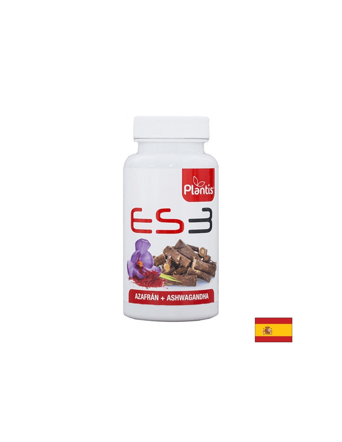Stress und gute Laune – Safran + Ashwagandha ES3 Plantis®, 30 Kapseln